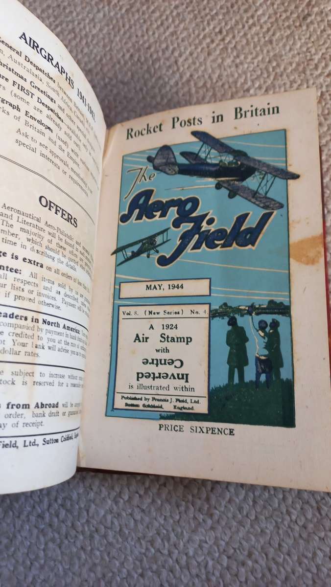 A VERY SCARCE AND MUST HAVE BOOK FOR AERO-PHILATELY-HUGE REFERENCE !!!!
